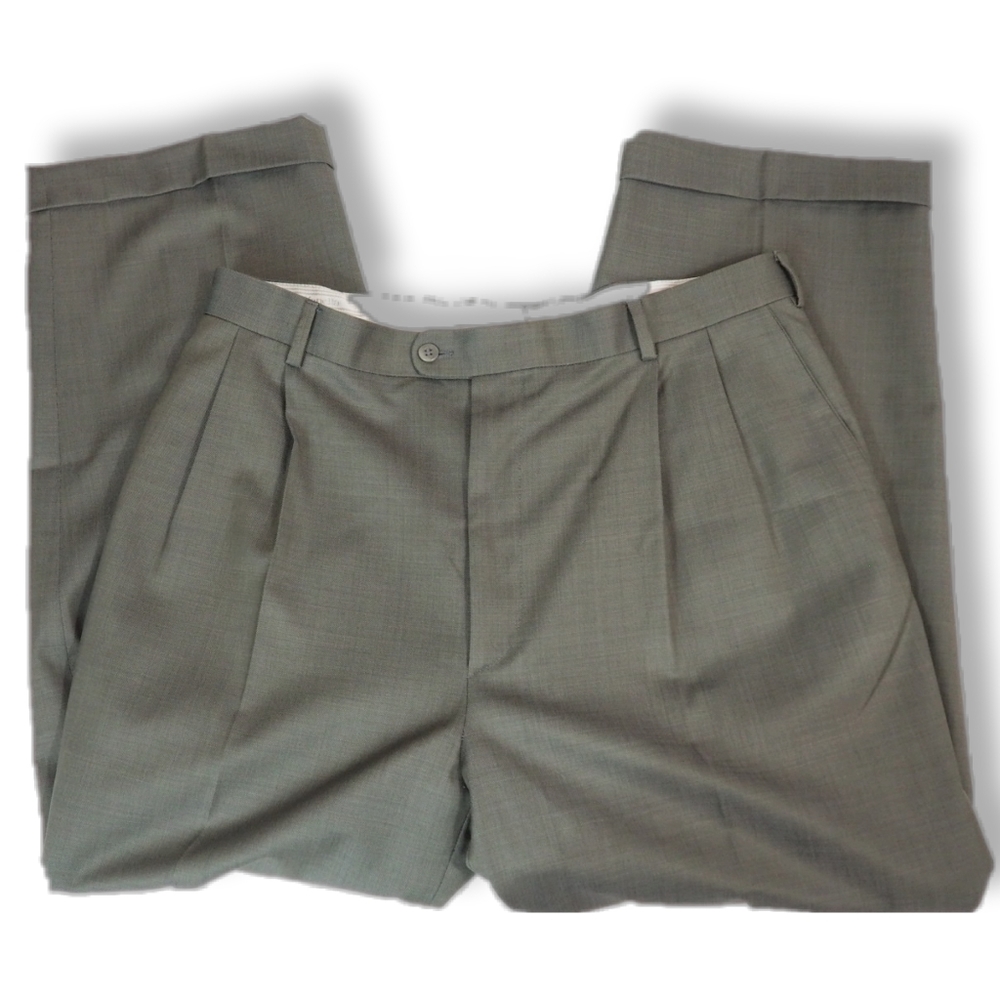 Designer Zanella Virgin Wool Slacks 40W